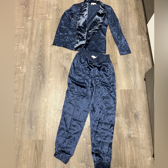 Fleur du Mal Tops - Fleur du Mal Silk Pajamas